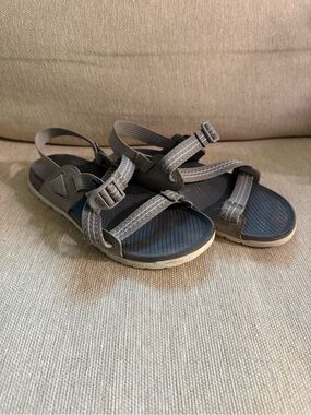 Chaco Gray Strappy Outdoor Sandals